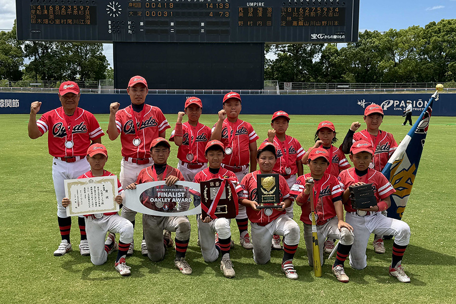 小学生の部準優勝の大淀ボーイズ【写真：日本少年野球連盟提供】