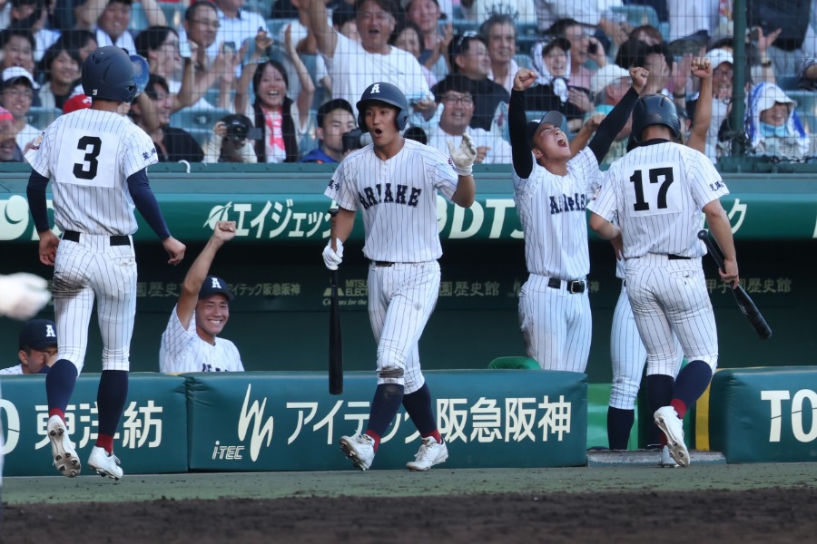立命館宇治に勝利した有明【写真：加治屋友輝】
