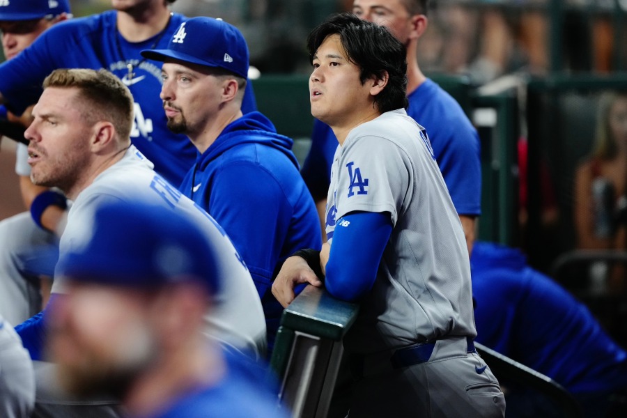 Dバックス戦に出場したドジャース・大谷翔平【写真：黒澤崇】