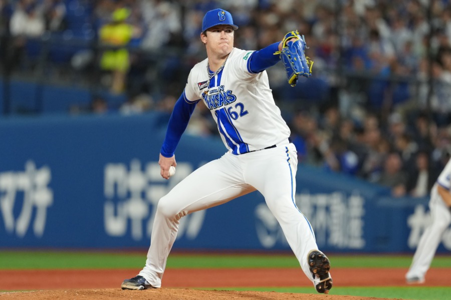 DeNAのショーン・レイノルズ【写真：井上学】