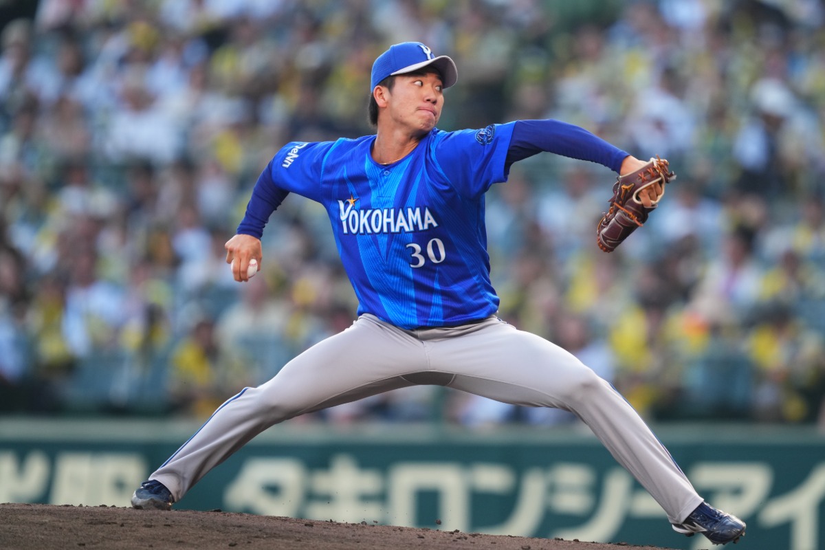 エースの東克樹の8勝に次ぐ5勝を挙げているDeNA・篠木健太郎【写真：イワモトアキト】