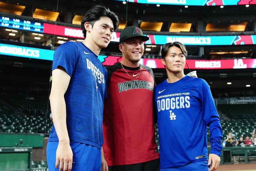 2023年WBCのチームメートが再会【写真:黒澤崇】