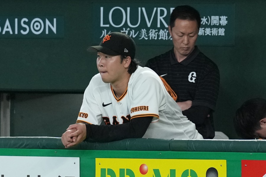 阪神戦に先発した巨人・山崎伊織【写真：井上学】