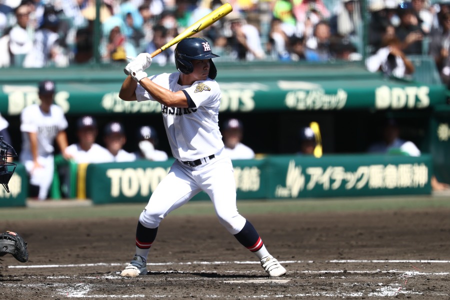 智弁和歌山戦に出場した社・北村煌大【写真:加治屋友輝】