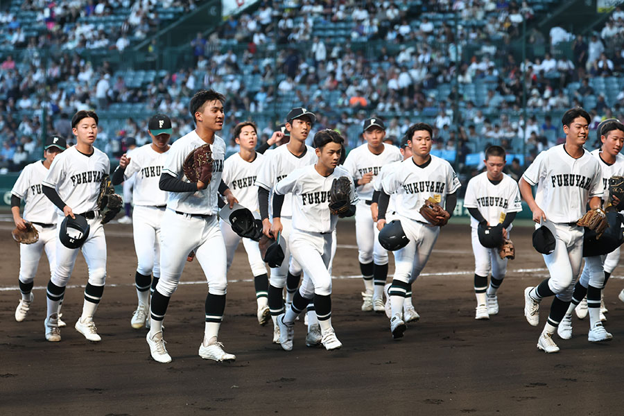 今夏の甲子園に初出場した福山【写真：加治屋友輝】