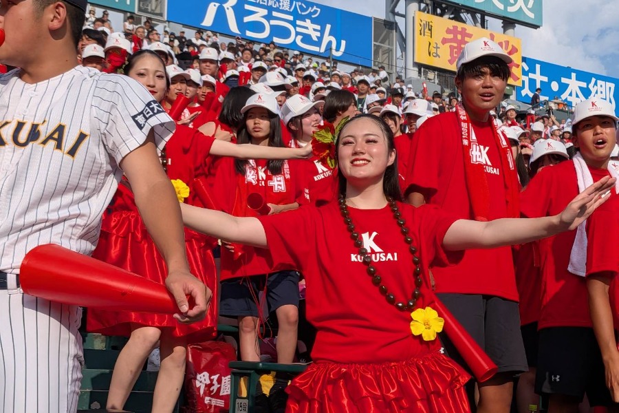 東日大昌平フランダンス部の田中徠羅さん【写真:神吉孝昌】