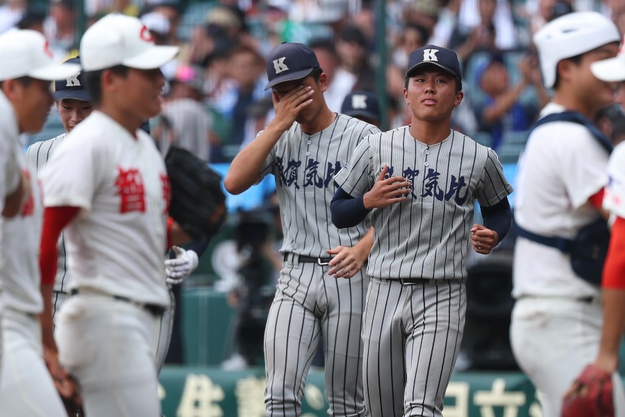 3回戦で智弁和歌山に敗れた敦賀気比ナイン【写真:加治屋友輝】