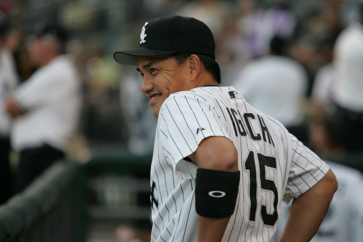2005年、ホワイトソックスの世界一に貢献した井口氏【写真:アフロ】
