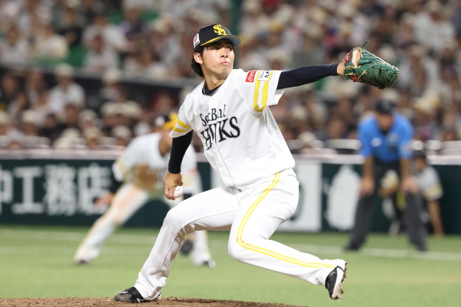 ソフトバンク・村上泰斗【写真:栗木一考】