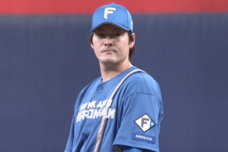 オリックス戦に先発した日本ハム・有原航平【画像:パーソル パ・リーグTV】