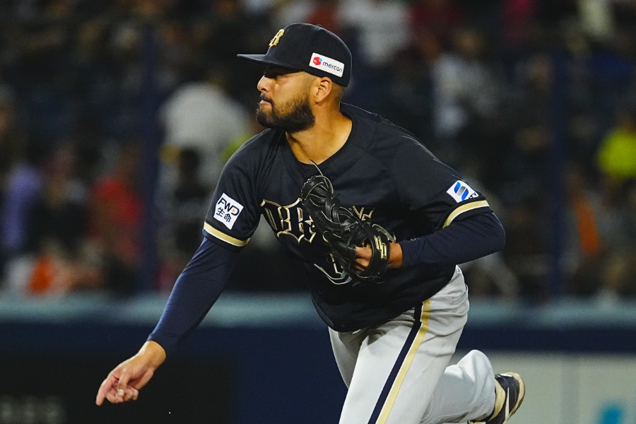 オリックスのマシュー【写真:荒川祐史】