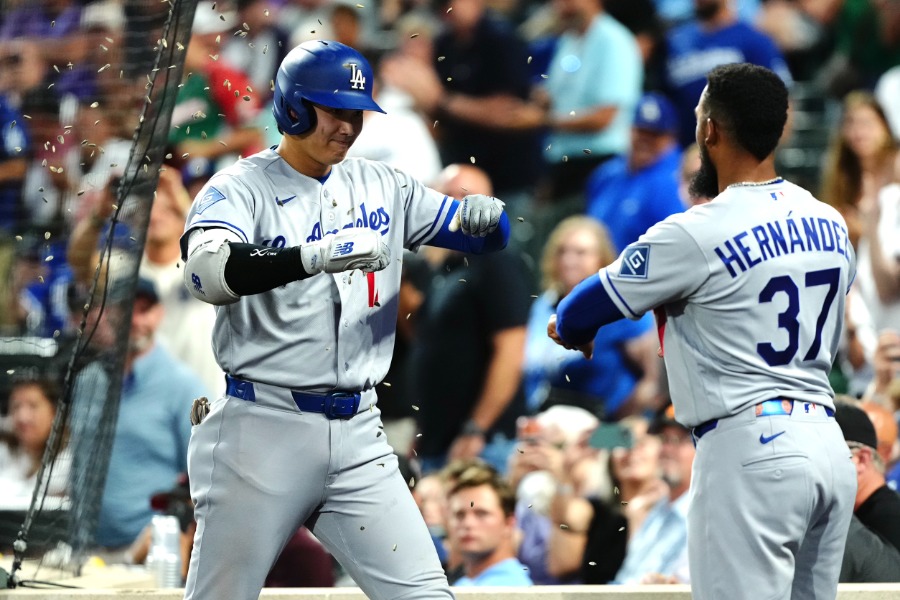 1試合2本塁打と活躍したドジャース・大谷翔平【写真:黒澤崇】