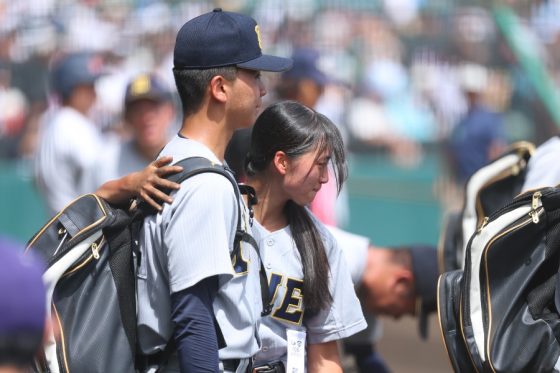 仙台育英・星よつはさん「甲子園は夢みたいな場所」　涙堪えられず…「まだ戦いたかった」