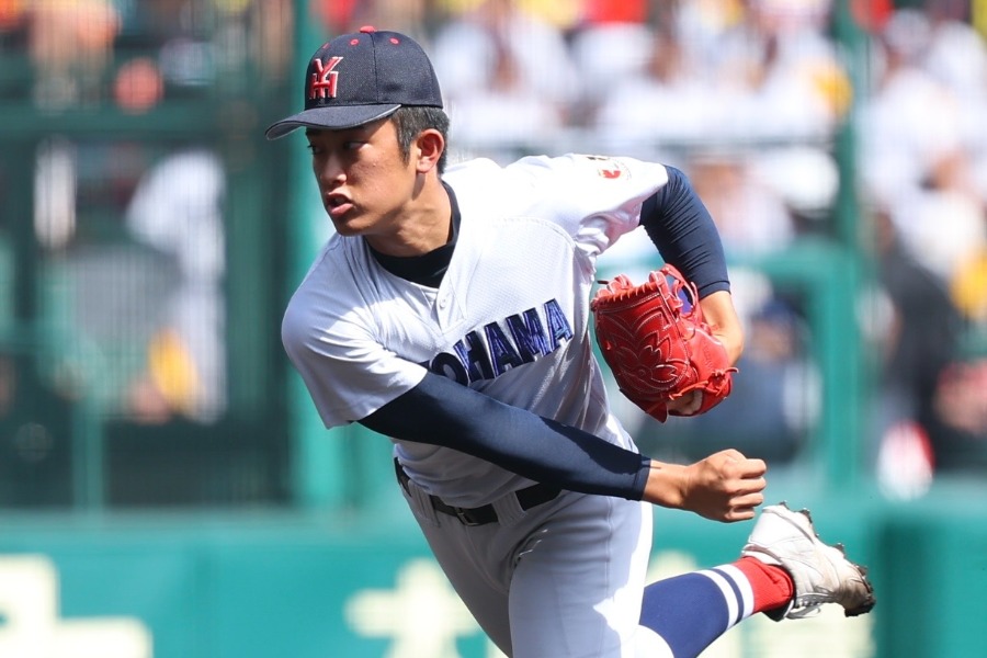 横浜・織田翔希【写真:加治屋友輝】