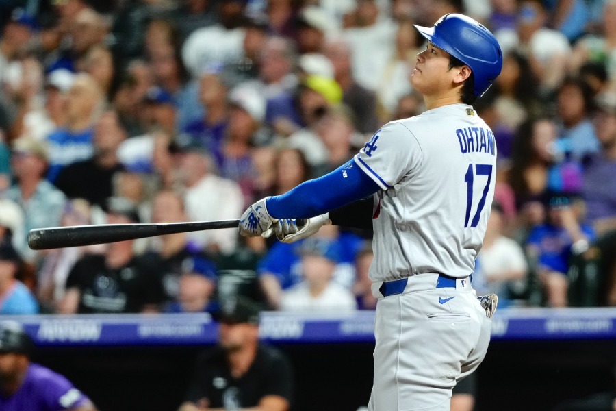 2打席連続本塁打を放ったドジャース・大谷翔平【写真：黒澤崇】
