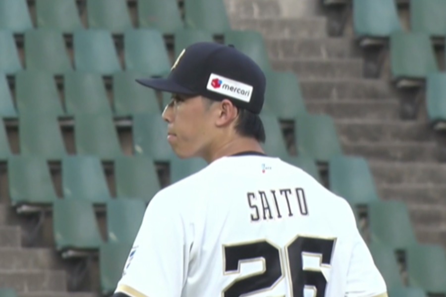 ソフトバンク戦に先発したオリックス・齋藤響介【画像:パーソル パ・リーグTV】