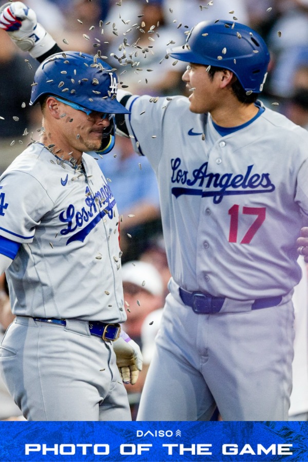 ドジャース公式がSNSで登校した画像【画像:ドジャース公式Xより】
