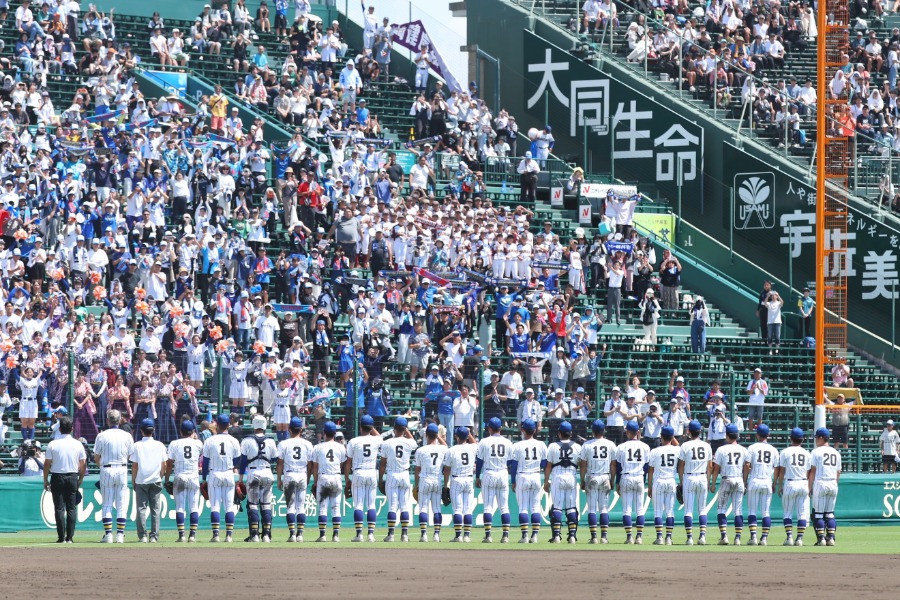 健大高崎が天理を破り決勝に進出した【写真：加治屋友輝】