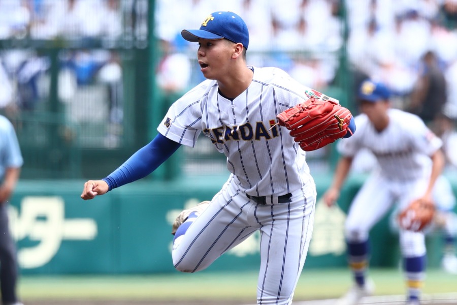 健大高崎・石垣聡志【写真：加治屋友輝】