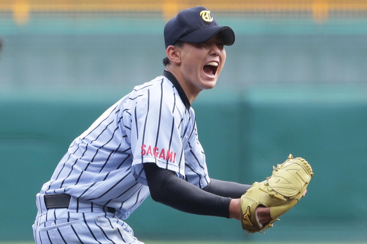 小笠原は東海大相模のエース左腕として全国制覇を達成【写真提供：産経新聞社】