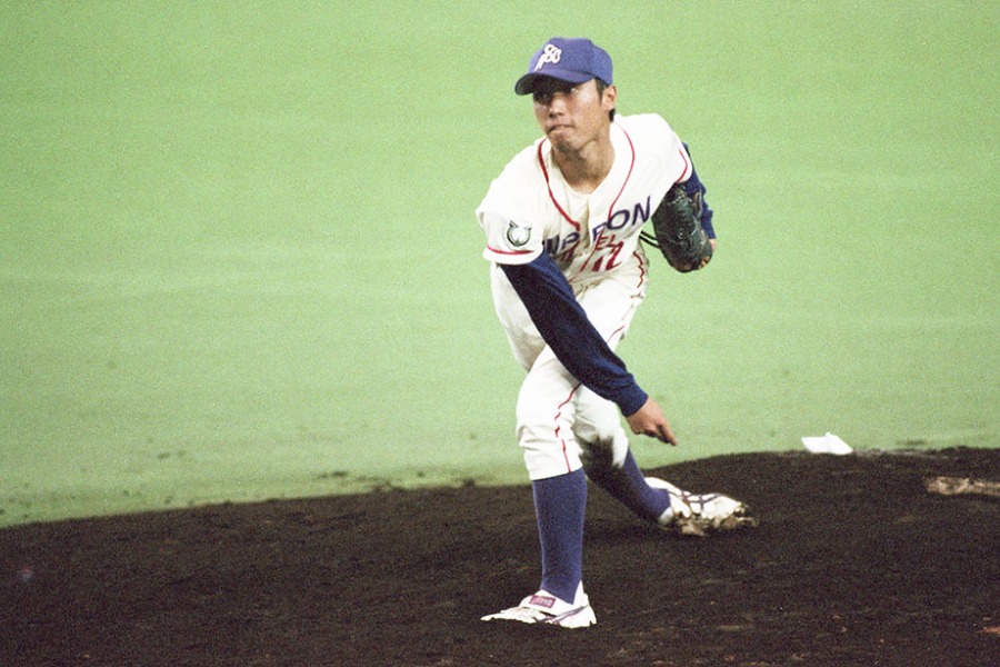 新日本製鐵君津時代の渡辺氏【写真提供：毎日フォト・サービス】
