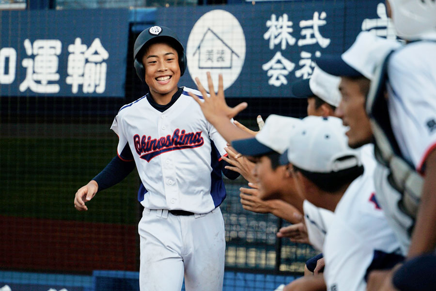 全日本少年軟式野球大会に初出場した隠岐BBC【写真:磯田健太郎】
