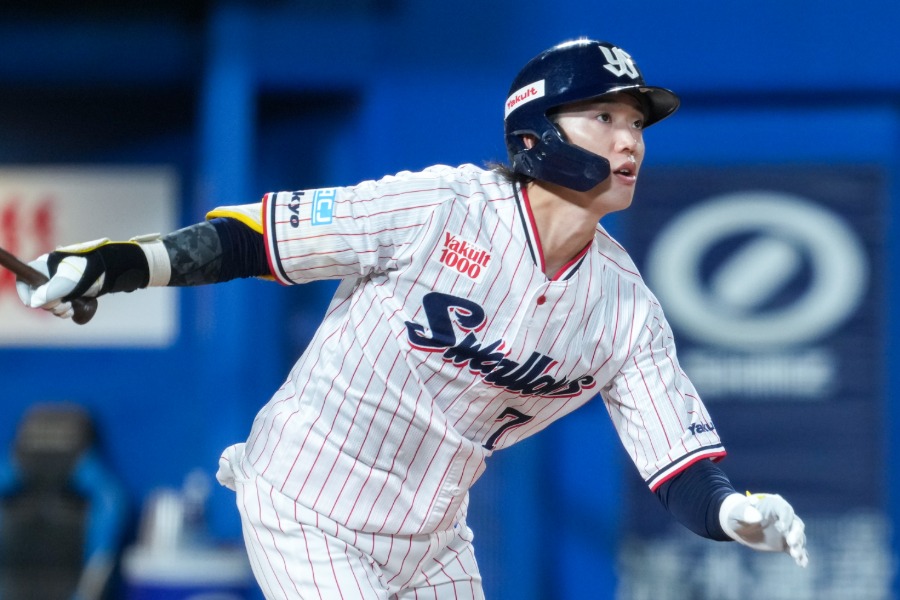 ヤクルト・長岡秀樹【写真:イワモトアキト】