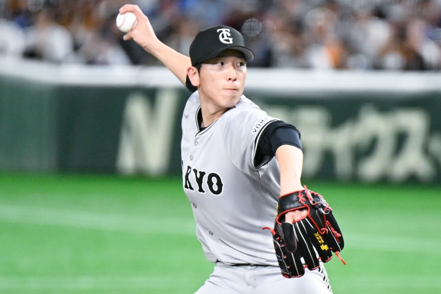 巨人・戸郷翔征【写真：中戸川知世】