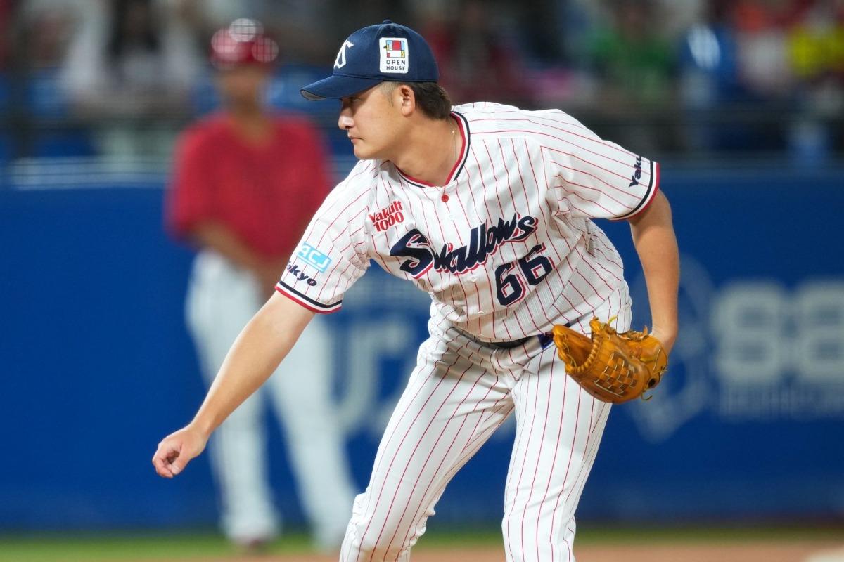 ヤクルトのブルペン陣を支える活躍を見せている阪口皓亮【写真：イワモトアキト】