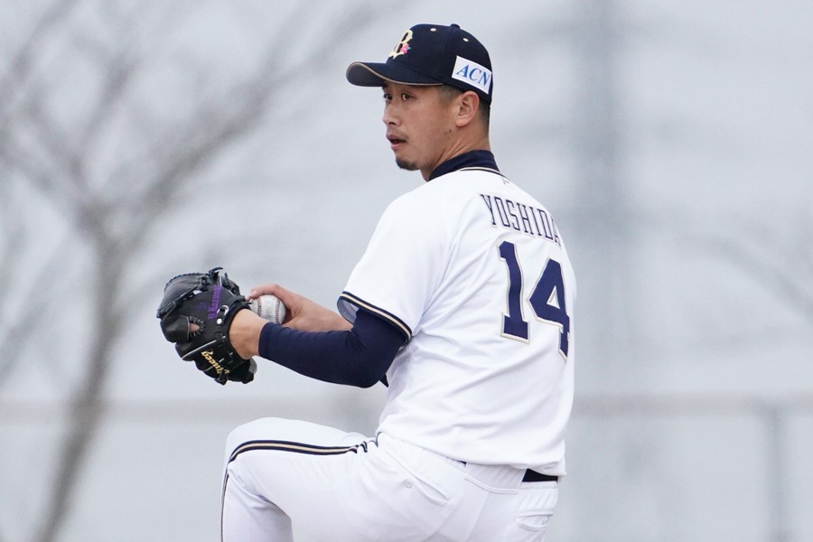 オリックス時代の吉田一将【写真:荒川祐史】