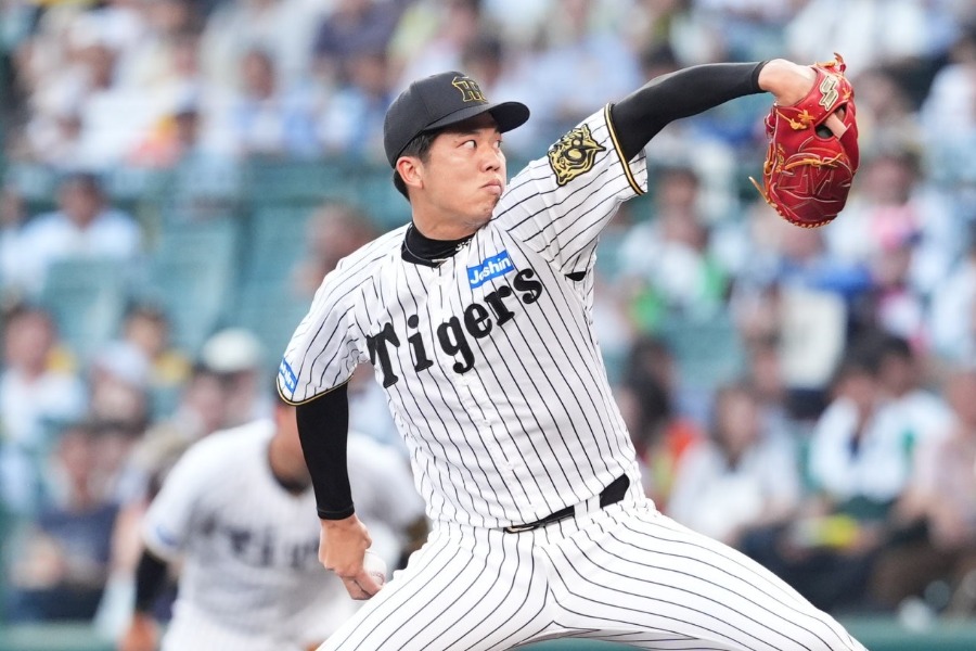 阪神・才木浩人【写真：栗木一考】