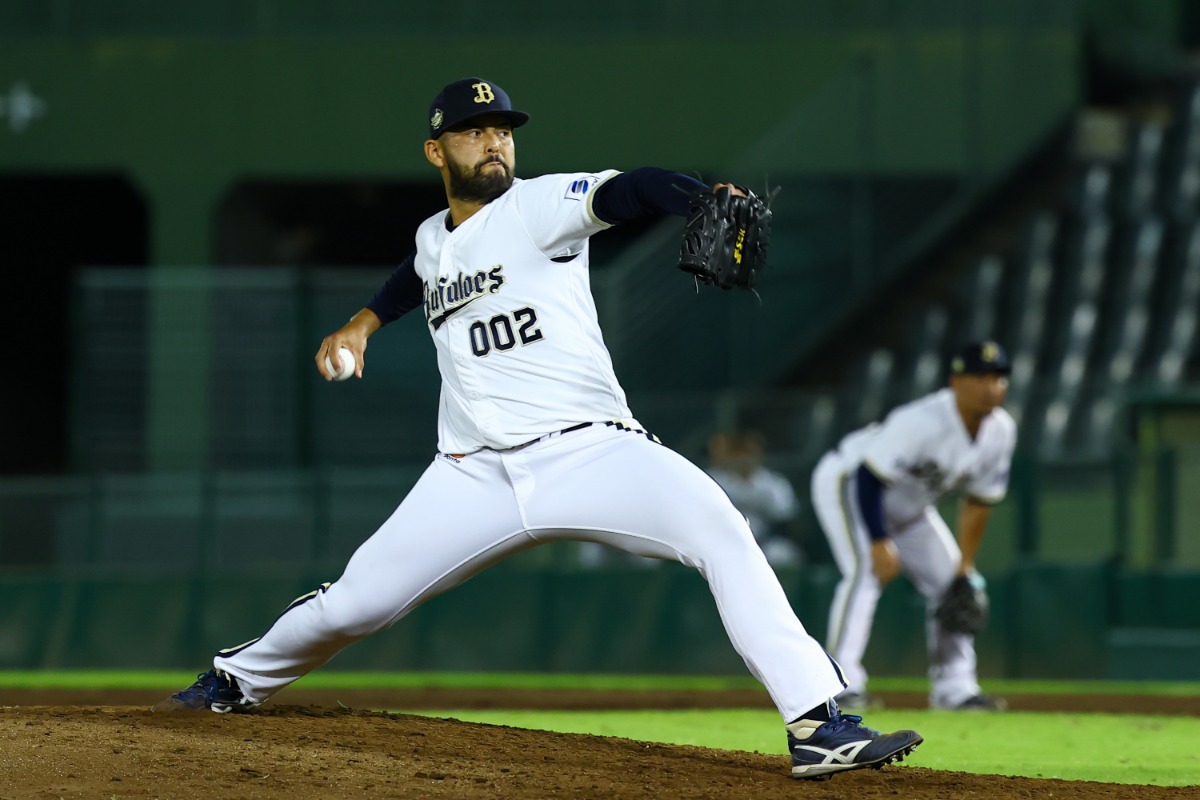 オリックス育成ドラフト2位ルーキーのマシュー【写真：加治屋友輝】　