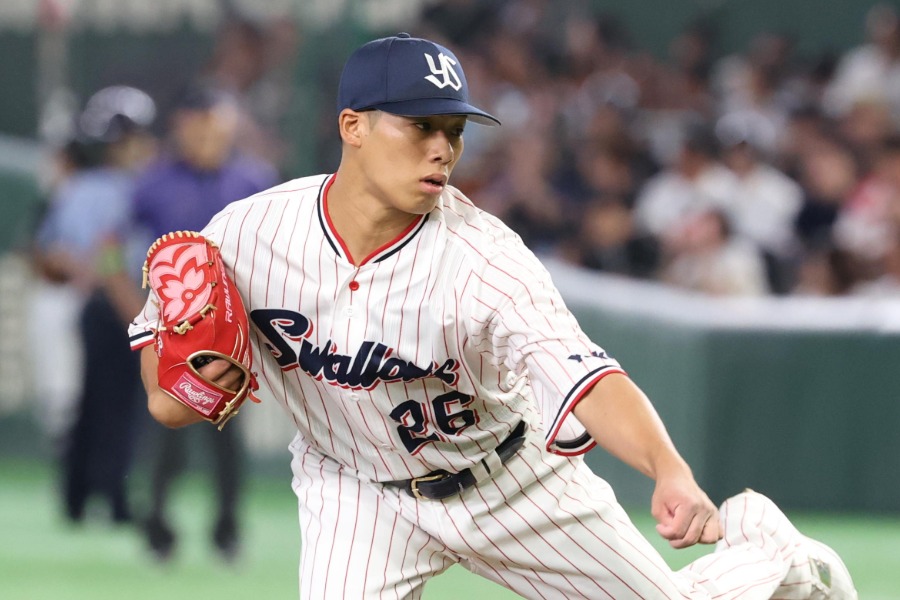 ヤクルト・山野太一【写真：栗木一考】