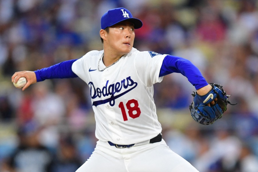 カージナルス戦に先発したドジャース・山本由伸【写真：ロイター】