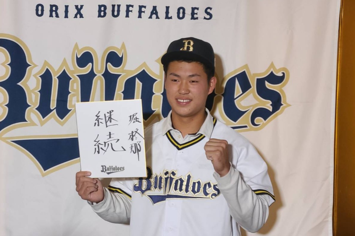 2023年にオリックスからドラフト4位指名を受けた堀柊那【写真：橋本健吾】