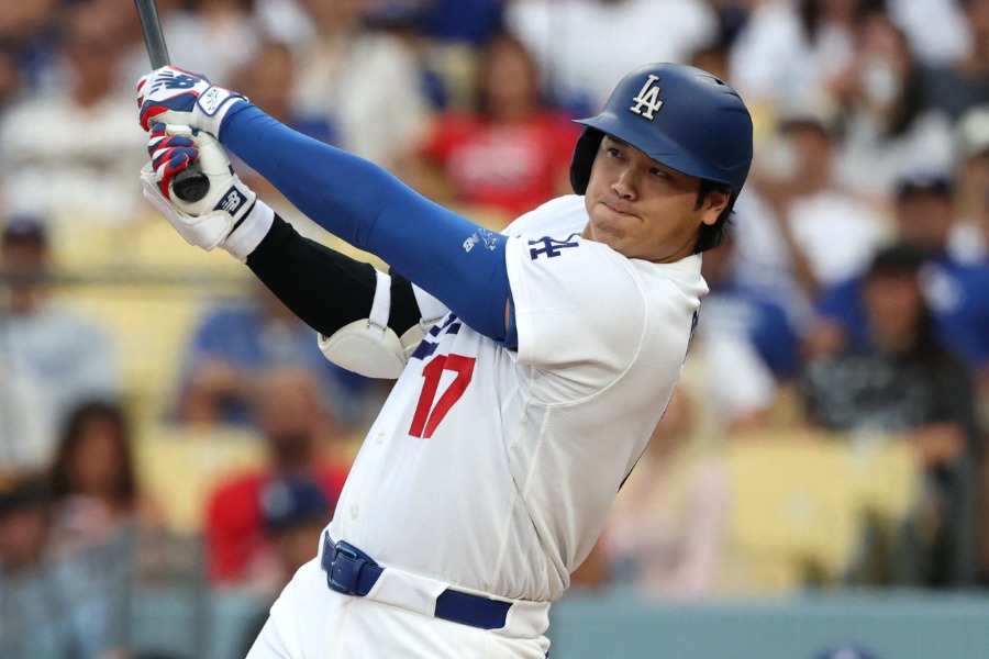 レッズ戦に出場したドジャース・大谷翔平【写真：ロイター】