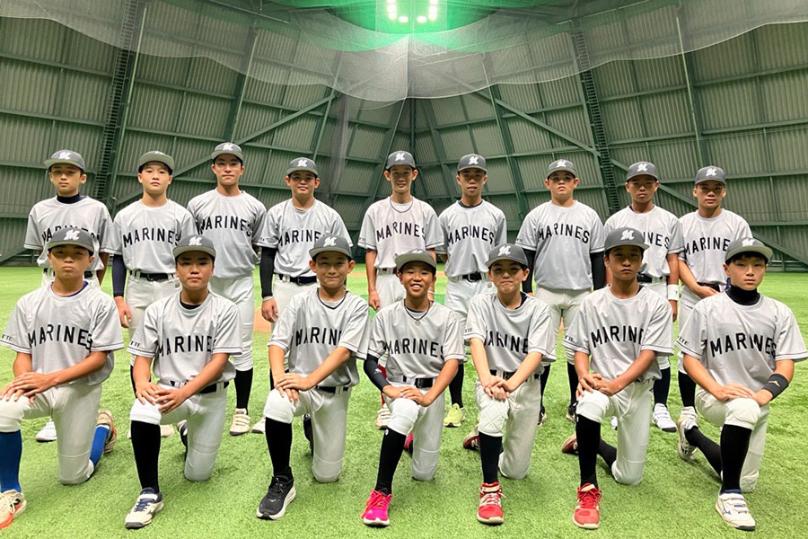 2026年ロッテジュニアメンバーの集合写真【写真：球団提供】