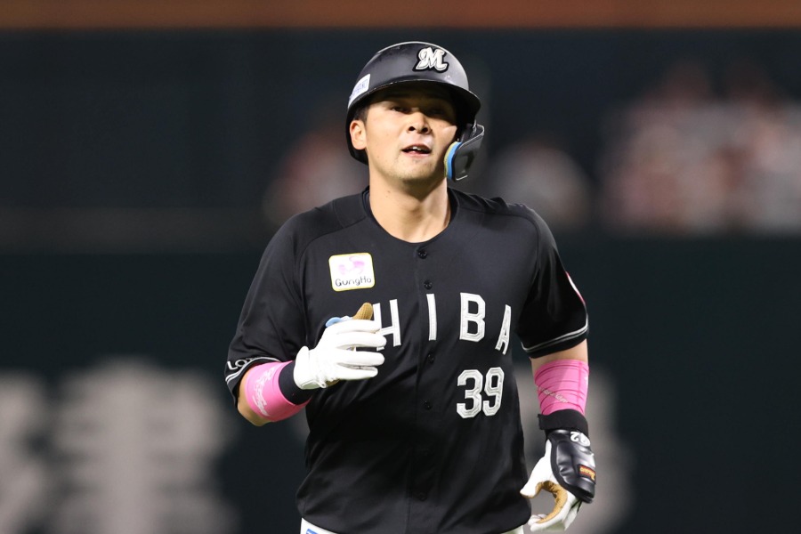 ロッテ・井上広大【写真:栗木一考】