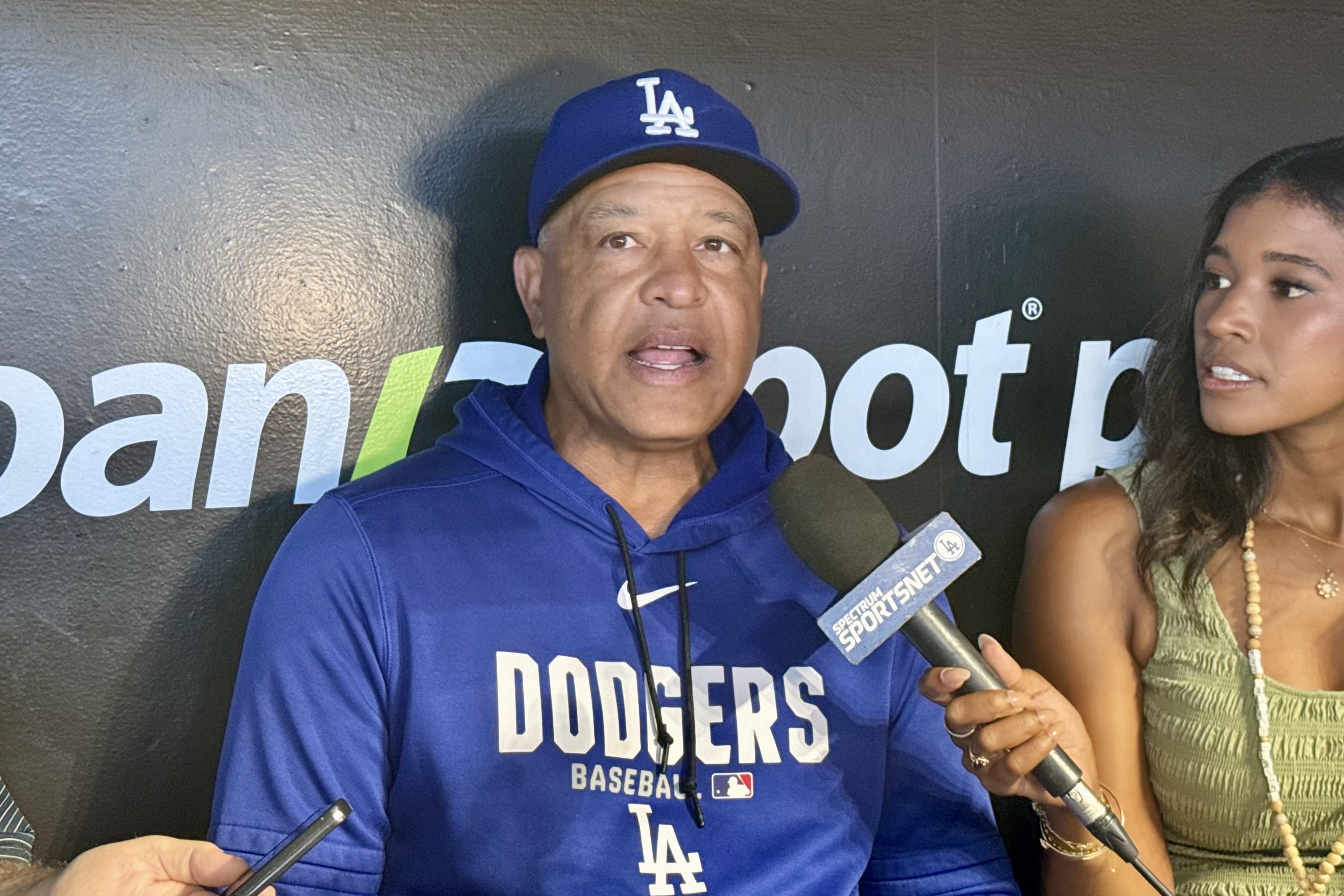 ドジャースのデーブ・ロバーツ監督【写真：小谷真弥】