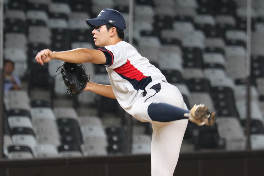 U-18韓国代表のハ・ヒョンスン【写真：神吉孝昌】