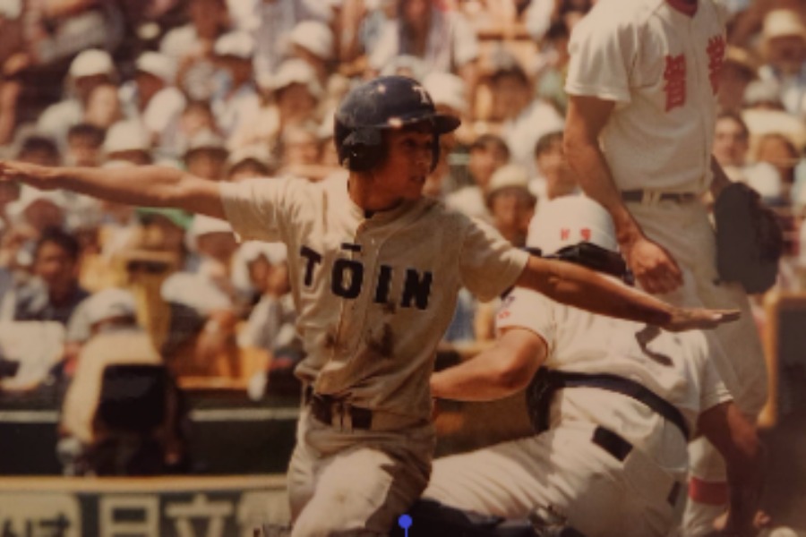 1999年夏、甲子園8強入りに貢献した中澤さん【写真:本人提供】