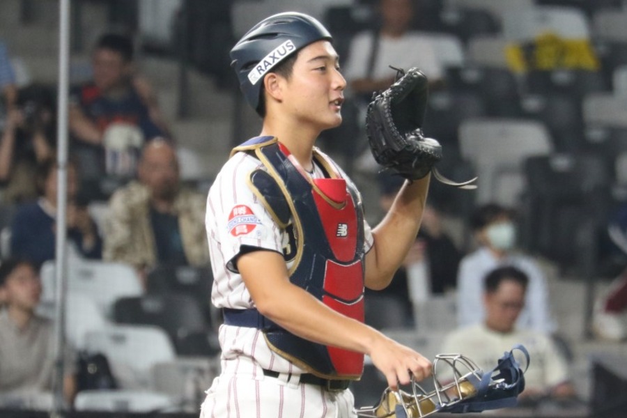 U18日本代表の智弁和歌山・山田凜虎【写真:神吉孝昌】