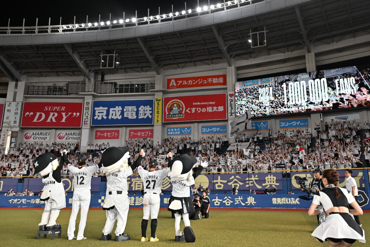 大きな声援をくれるロッテファンに感謝の思いも【写真：産経新聞社】