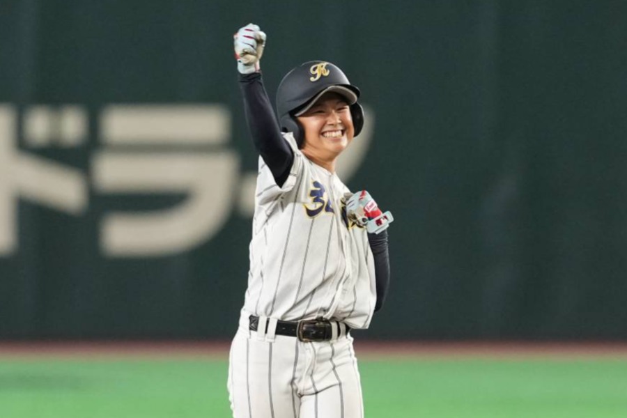 女子選抜の神戸弘陵・福田稟【写真:井上学】