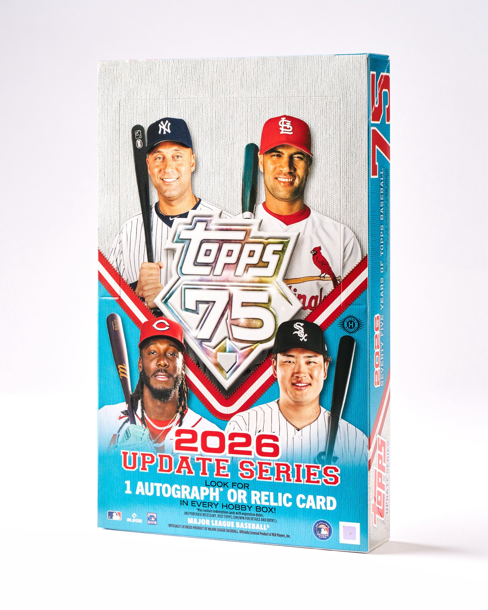 Topps公式Xが公開した「2026 Topps Update Series Baseball」の表紙（画像はスクリーンショット）