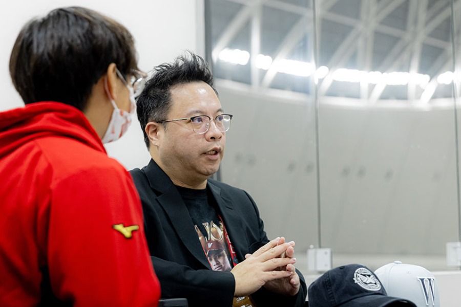 味全ドラゴンズの丁仲緯GM【写真：味全ドラゴンズ】