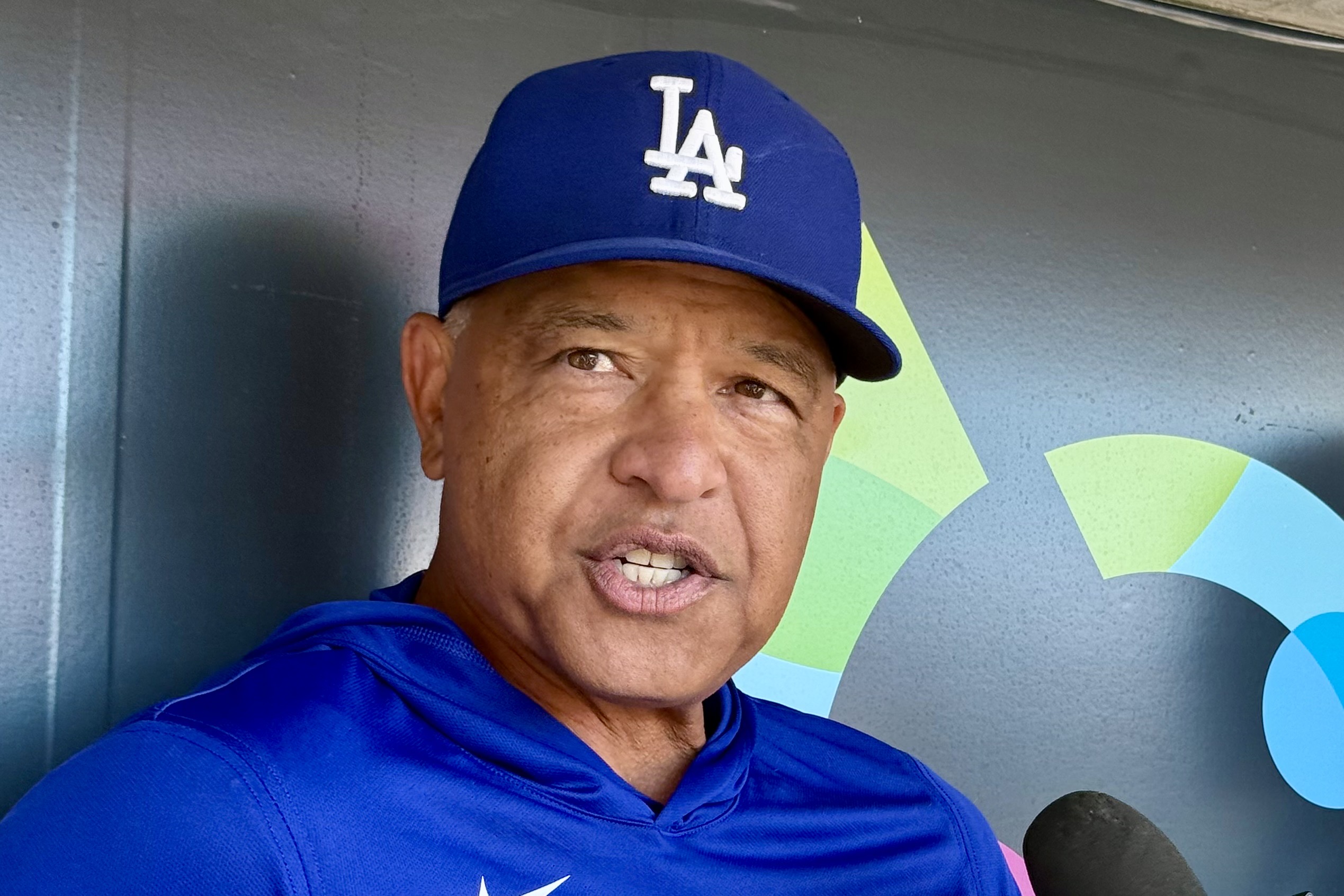 ドジャースのデーブ・ロバーツ監督【写真：小谷真弥】