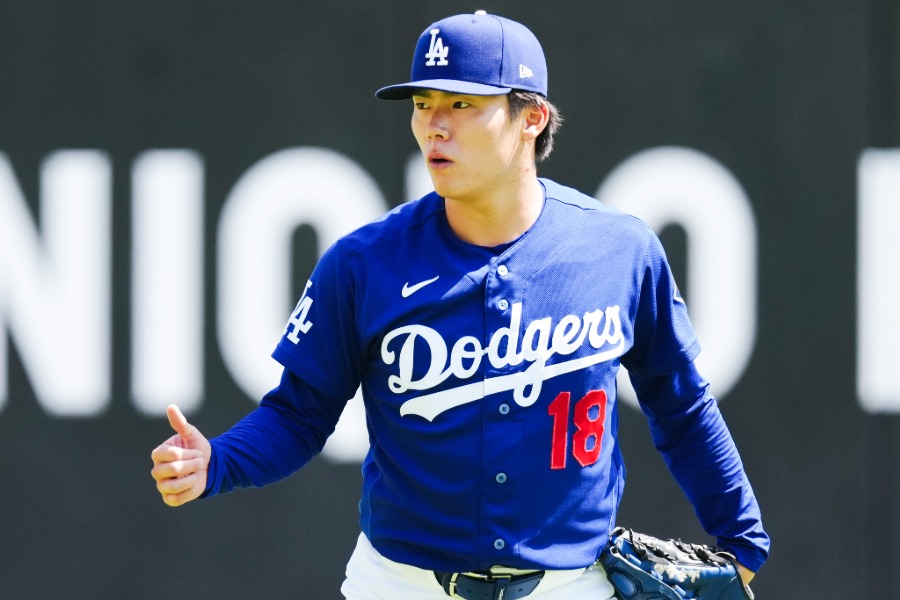 ドジャース・山本由伸【写真：黒澤崇】