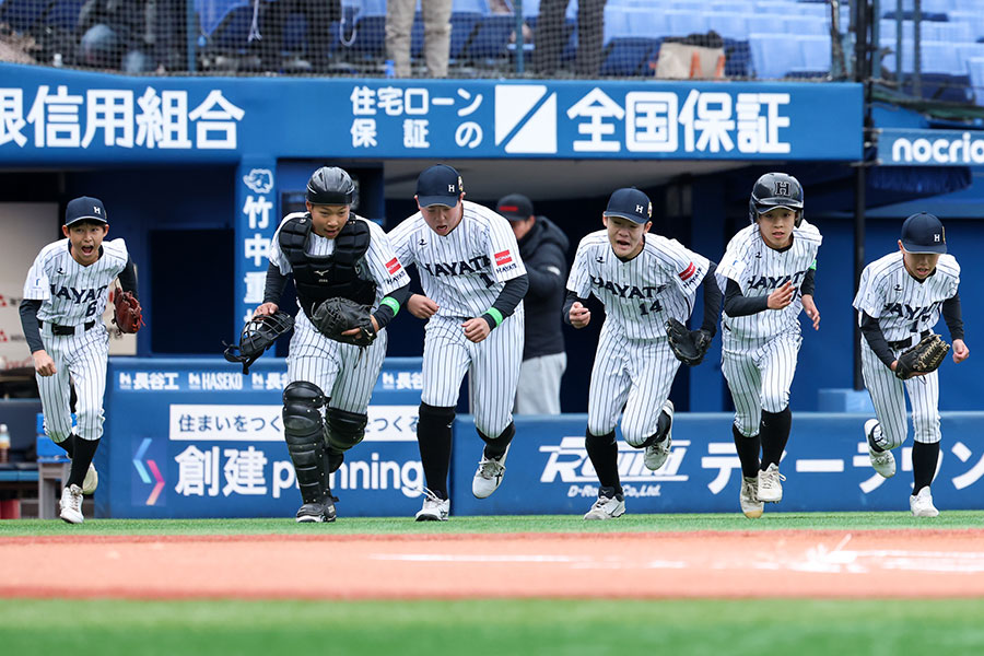 昨年大会に出場したハヤテジュニアナイン【写真:加治屋友輝】