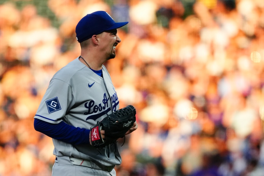ドジャースのブレイク・スネル【写真：黒澤崇】